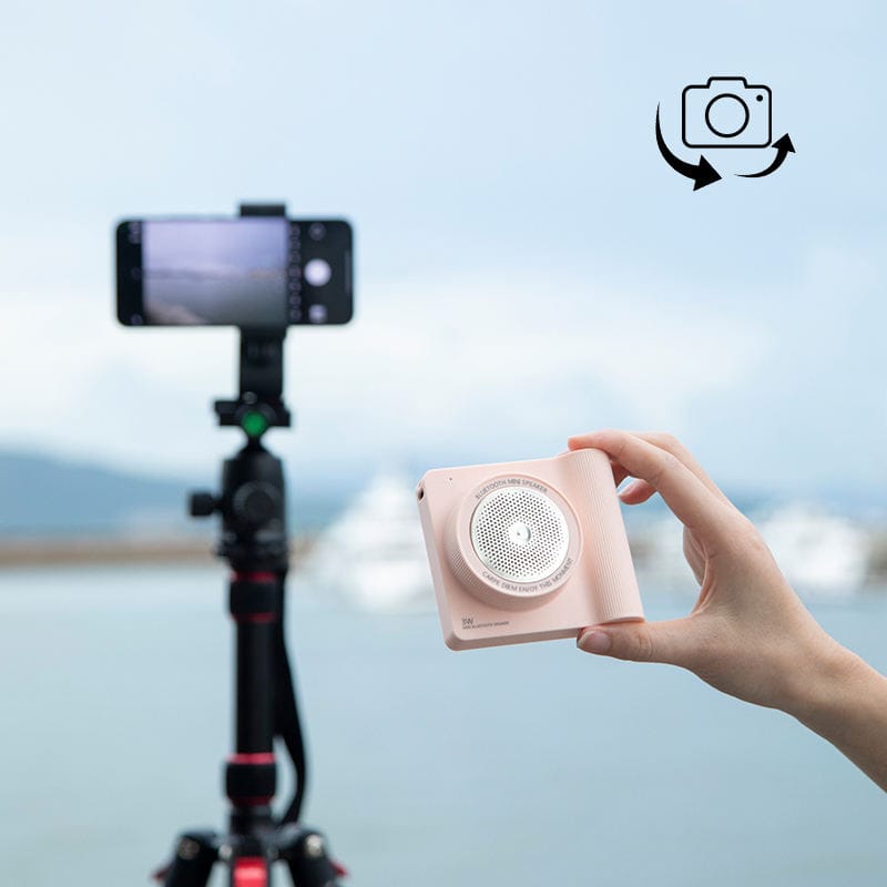 Aesthetic Camera-Shaped Wireless Bluetooth Speaker (Choose From DropDown Menu)