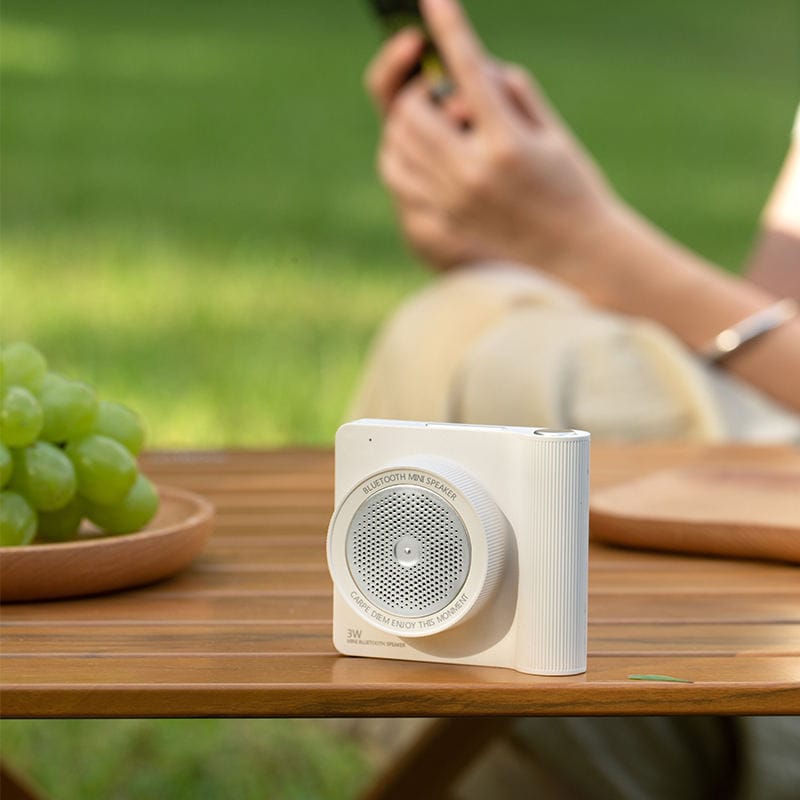 Aesthetic Camera-Shaped Wireless Bluetooth Speaker (Choose From DropDown Menu)