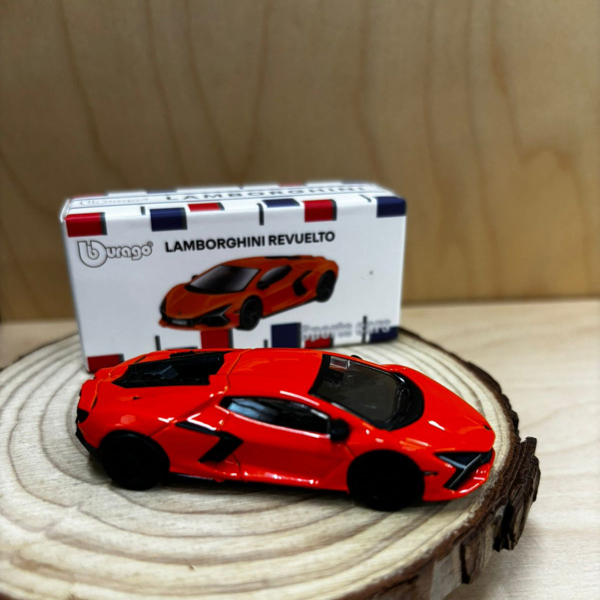 Official Bburago Lamborghini Revuelto Orange - 1 : 64 Diecast Scale Model