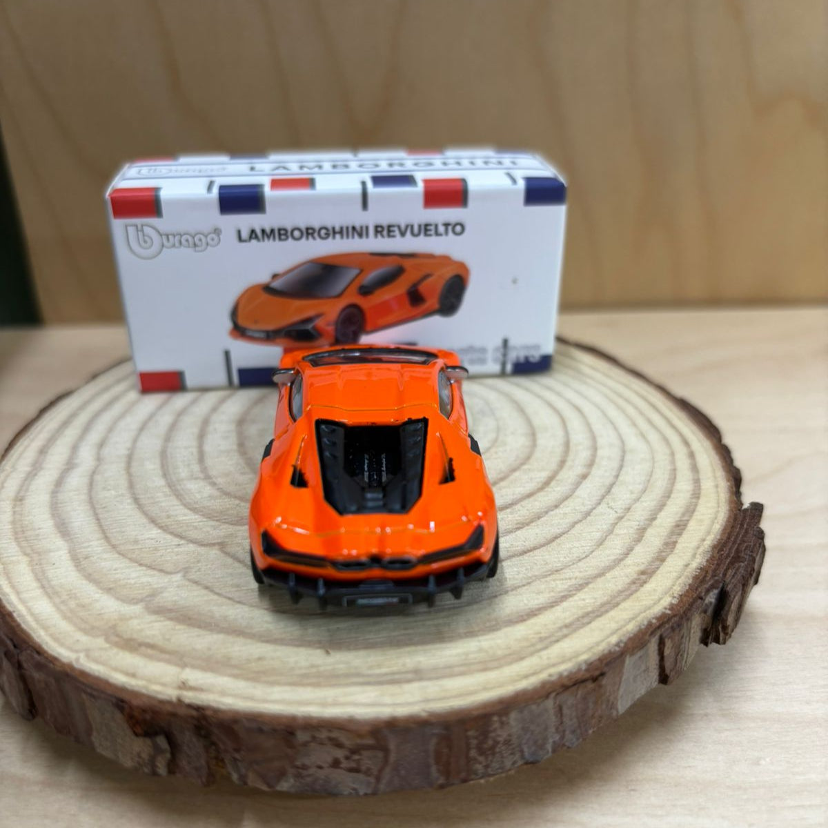 Official Bburago Lamborghini Revuelto Orange - 1 : 64 Diecast Scale Model