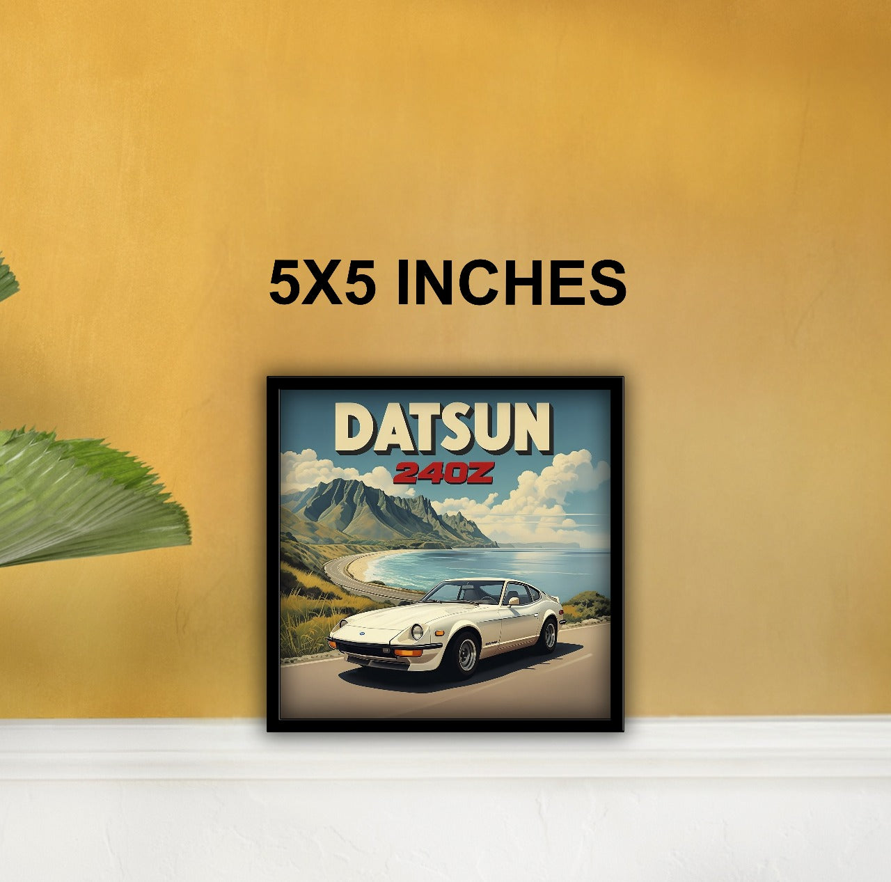 Datsun 240Z Car Posters With Frame - 5*5 Inches