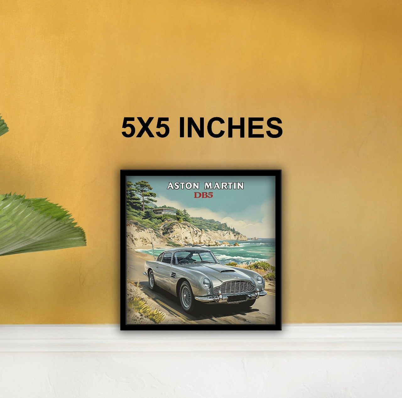 Aston Martin DB5 Car Posters With Frame - 5*5 Inches