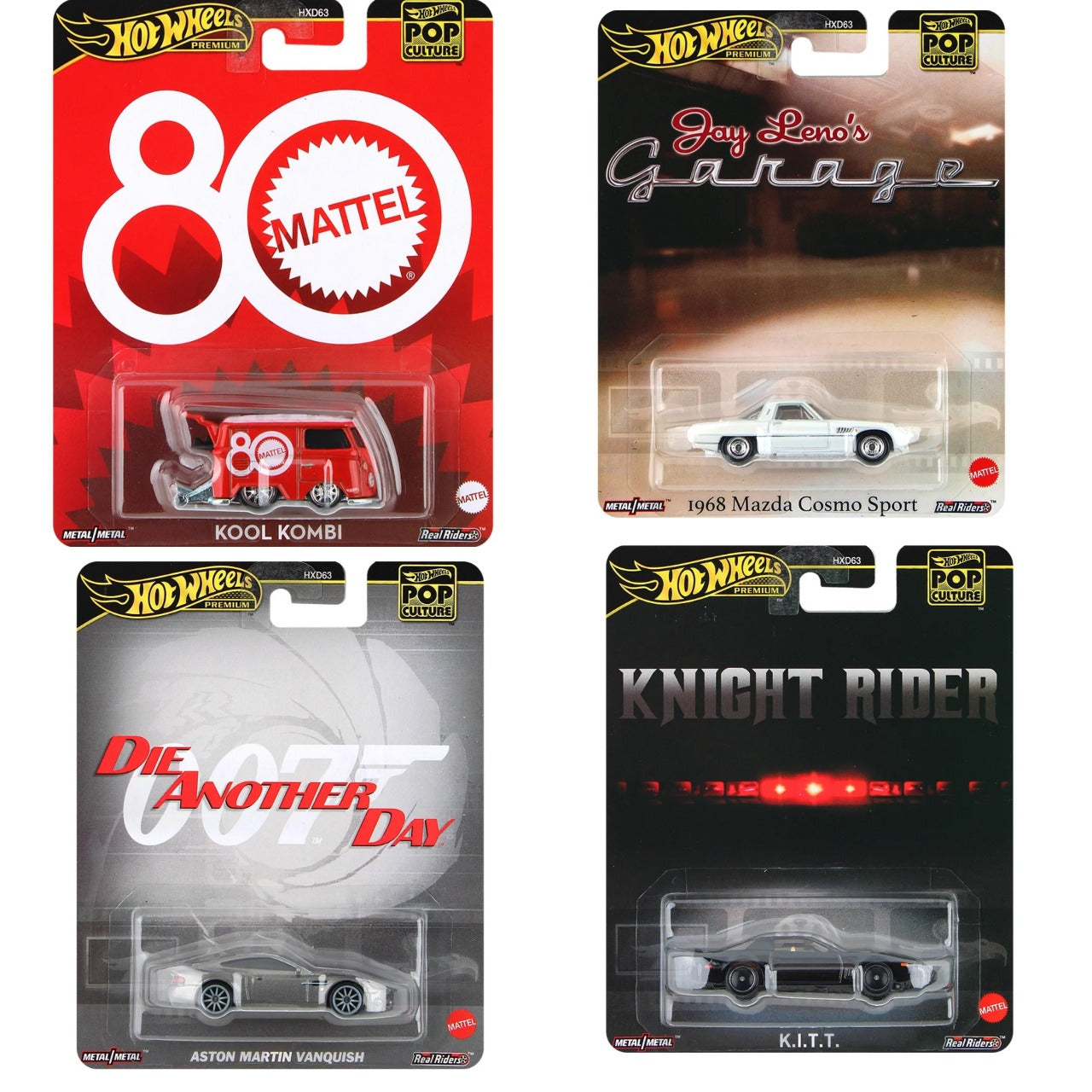 Hot Wheels Imported Premium Pop Culture Set of 4