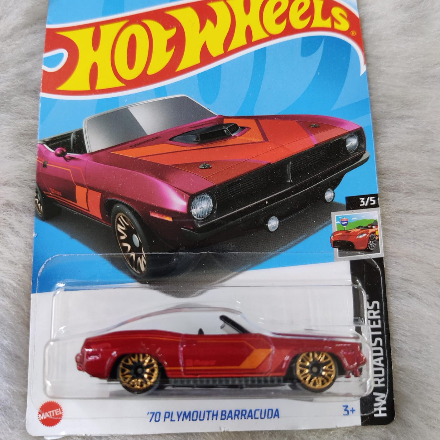 Hot Wheels Imported Rare Vehicle Collection -'70 Plymouth Barracuda