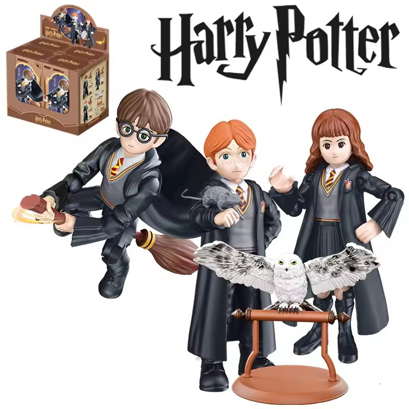 Official Harry Potter 3D DIY Figure Series - Set Of 4 Building Block Kit Toy Decoration - No Cod Allowed On this Product - Prepaid Orders Only