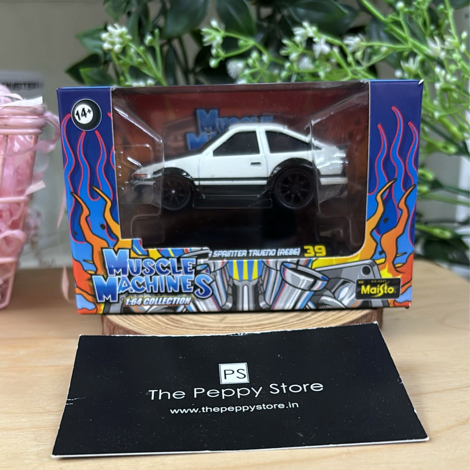 Maisto Official Licensed - Muscle Machines 1 : 64 Collection Diecast Scale Model - 1983-85 Toyota Sprinter Trueno AE86 39