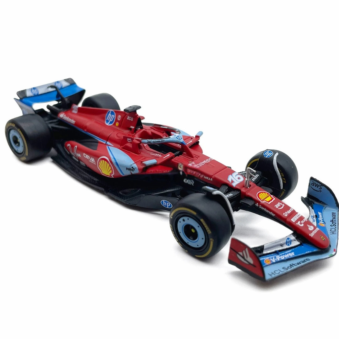 Bburago - 1/43 Diecast Scale Model - F1 2024 Ferrari F1 Team SF-24 - #16 Charles Leclerc