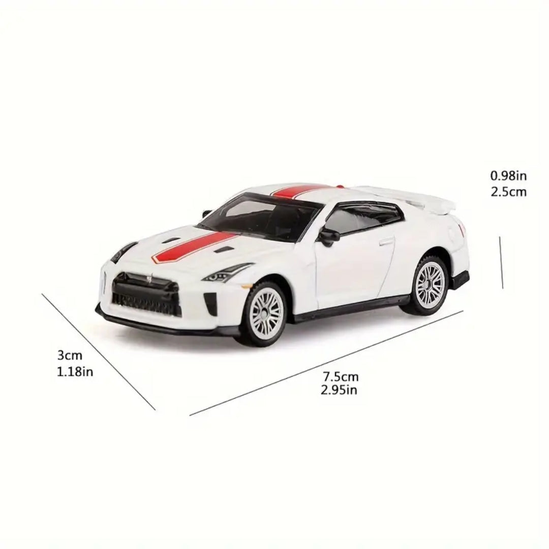 Scale 1 : 64 CCA Nissan GT-R (R35) Diecast Metal Model Car