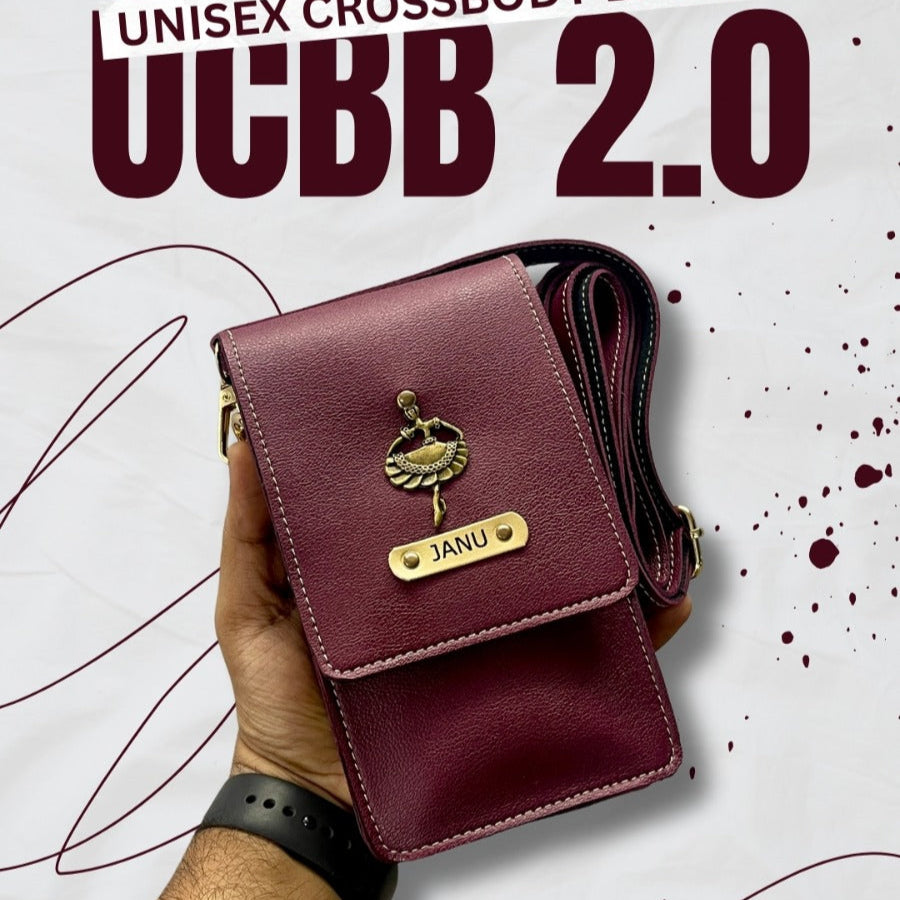 Personalised Unisex Cross Body Bag 2.0 ( No Cod on personalised Orders ) - Prepaid Orders Only