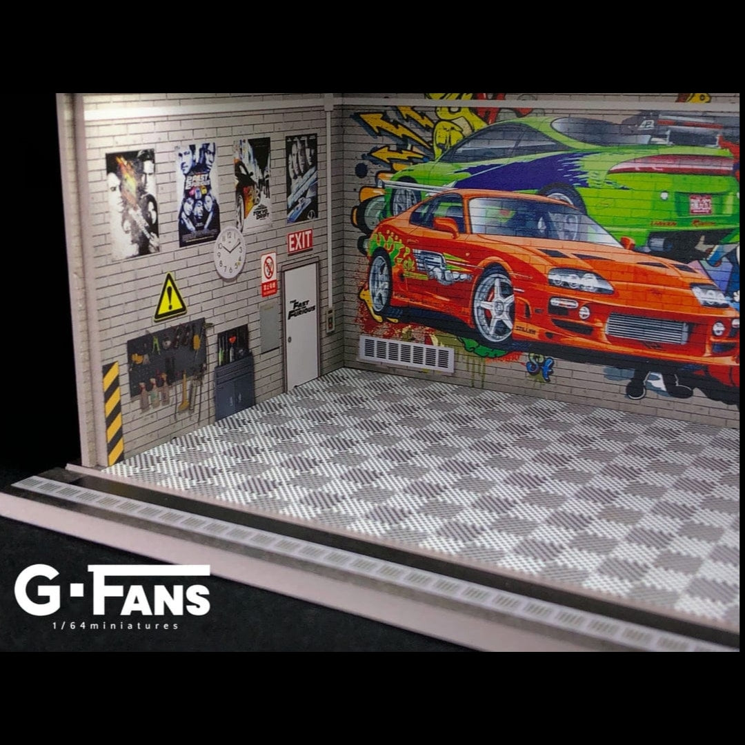 Diorama With Lights for 1:64 Diecast Models (No Cod Allowed On This Product) - Prepaid Orders Only