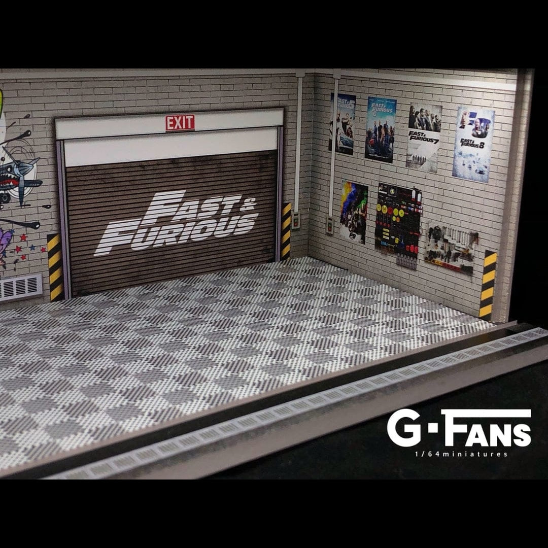 Diorama With Lights for 1:64 Diecast Models (No Cod Allowed On This Product) - Prepaid Orders Only