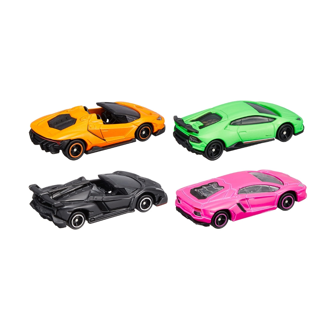 Takara Tomy Tomica Lamborghini Special Set (4 cars) Scale 1:64
