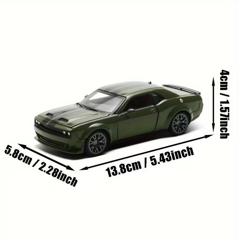 Scale 1 : 36 Official Licensed CCA Cool-Chic Auto 2-In-1 2022 Dodge Challenger SRT Jailbreak Diecast Metal Model Car