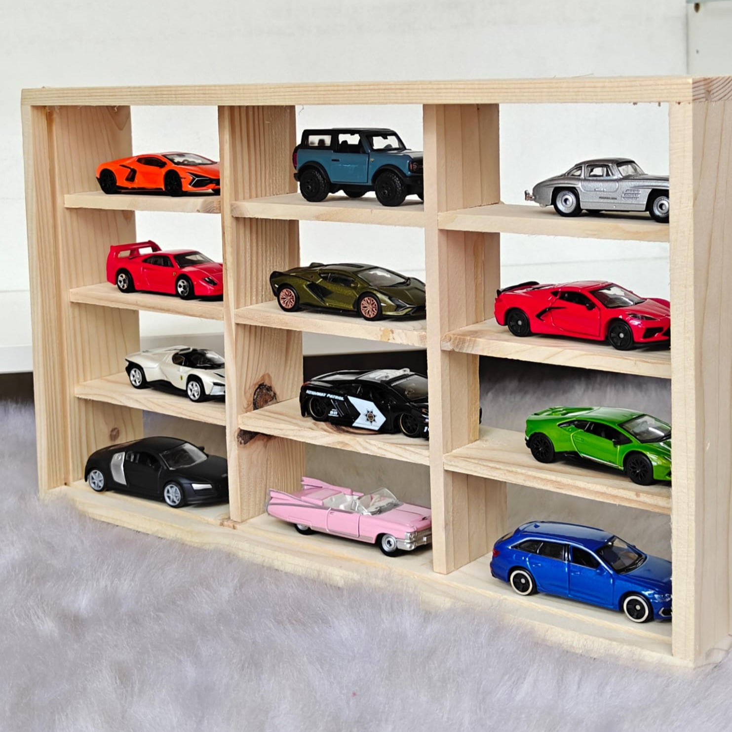 Wooden Hot Wheels Diecast Organizers ( No cars Included )