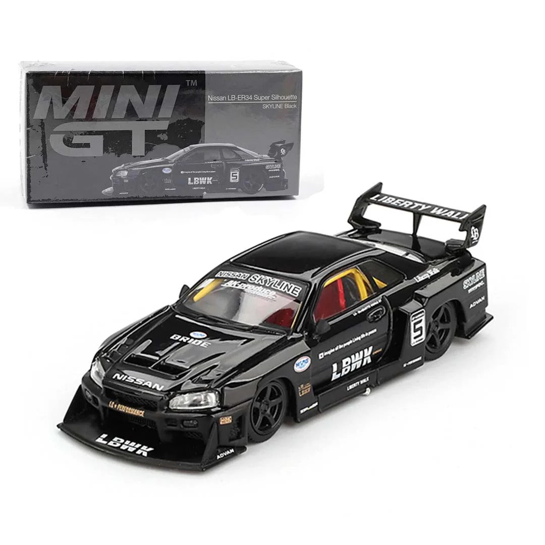 ミニGT 日産LB-ER34 Buy Mini GT Code 844 Nissan LB-ER34 Super Silhouette SKYLINE Black