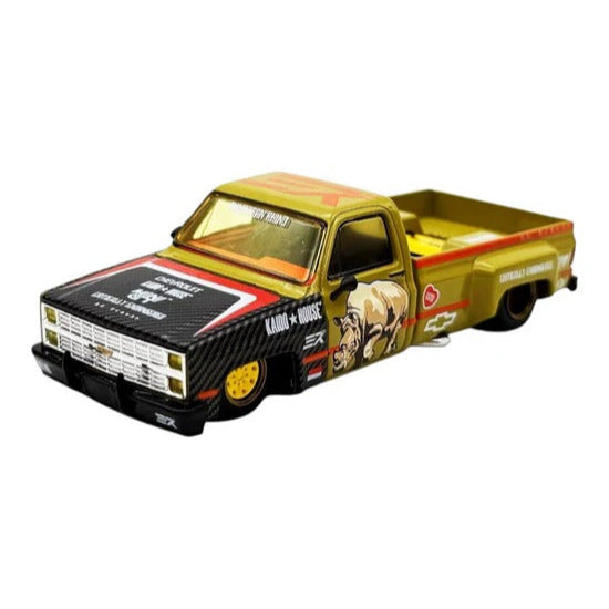 Imported Kaido House x Mini GT - Chevrolet Silverado "Sumatran Rhino" Kaido x Mizu Diecast
