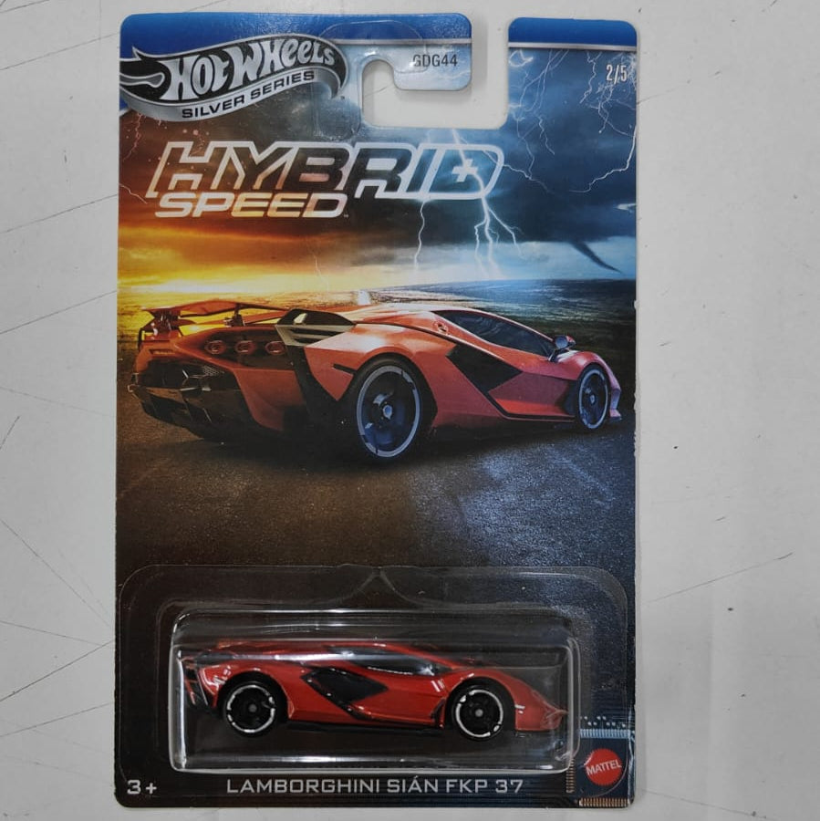 Hot Wheels Scale 1:64 Imported 2025 Silver Series Hybrid Speed Series - Set Of 5