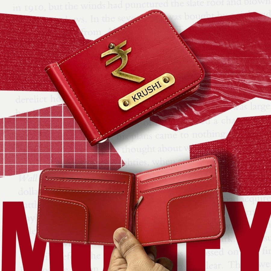 Personalised Money Clip Wallets ( Pre-Paid Orders only) - NO COD on Personalised Orders