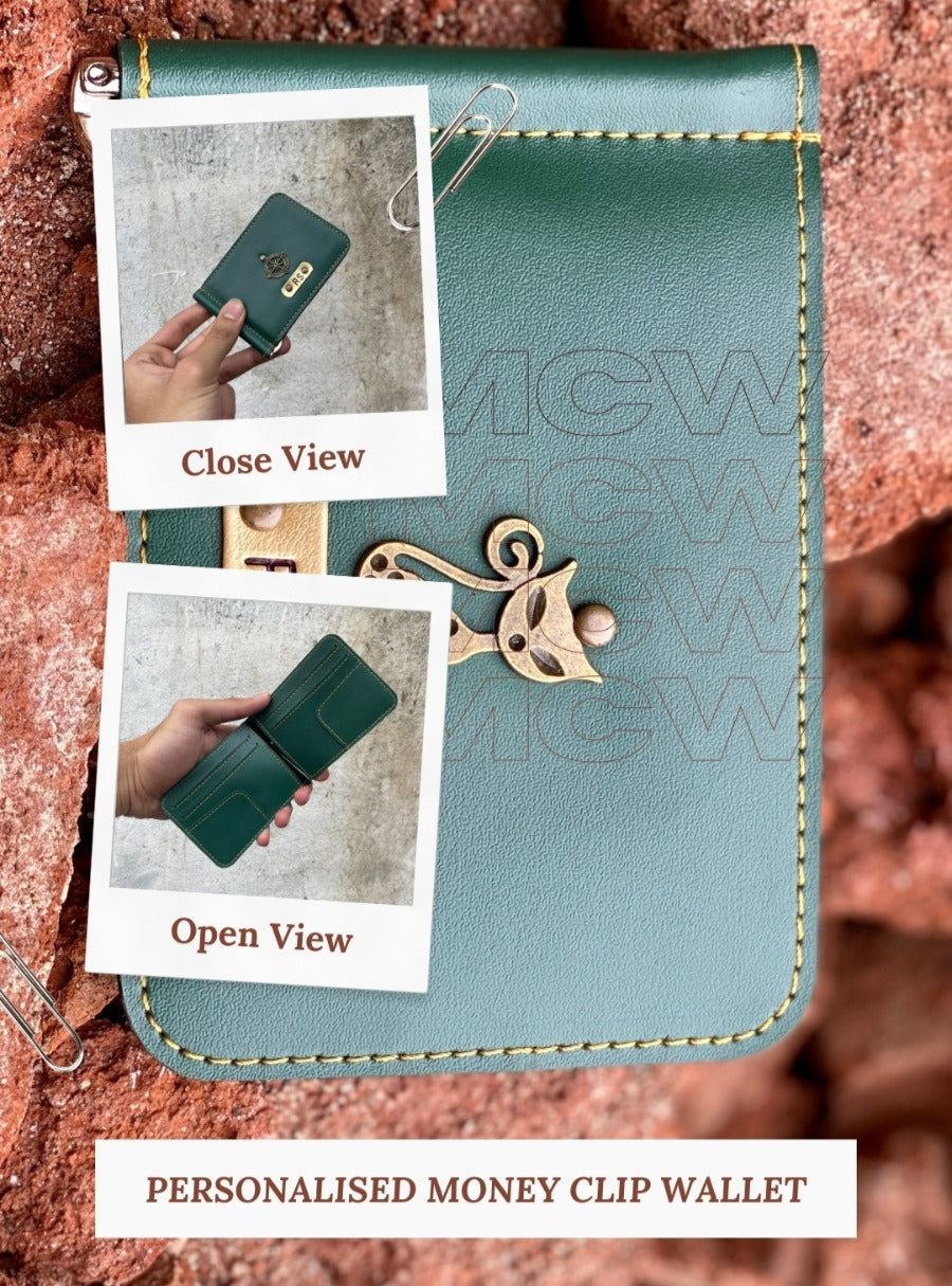 Personalised Money Clip Wallets ( Pre-Paid Orders only) - NO COD on Personalised Orders