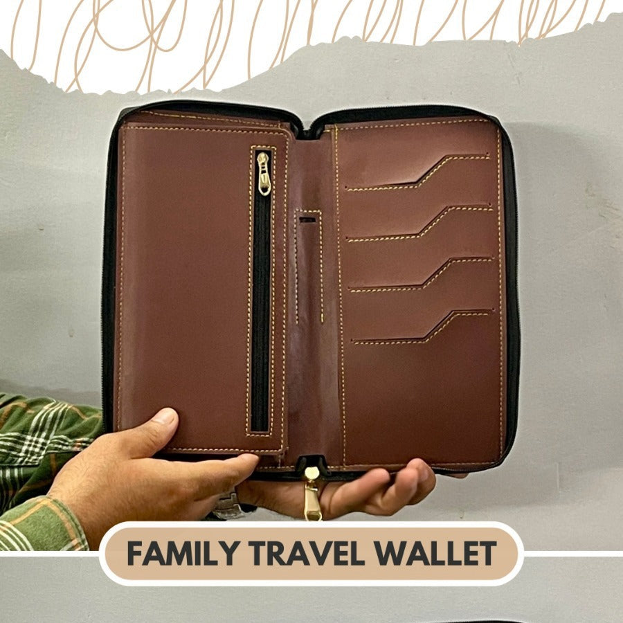 Personalised Family Travel Wallets (No Cod Allowed On This Product) - Prepaid Order Only