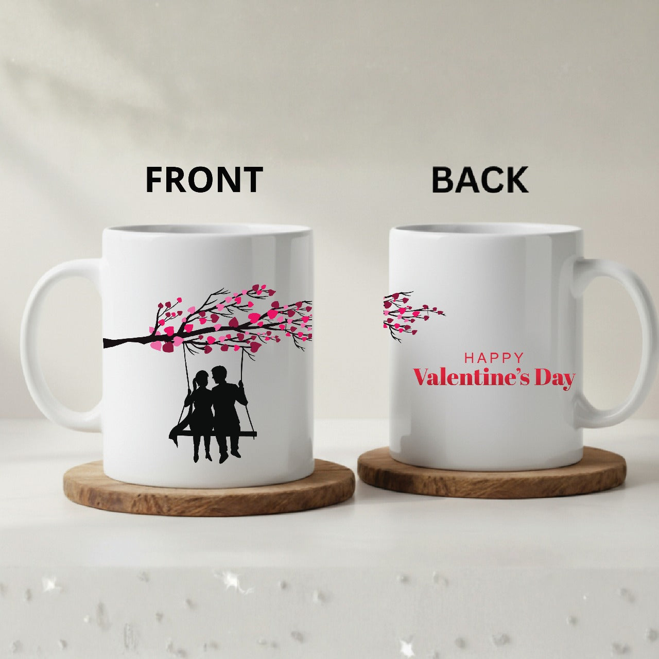 Happy Valentines Day 3D Ceramic Coffee Mug