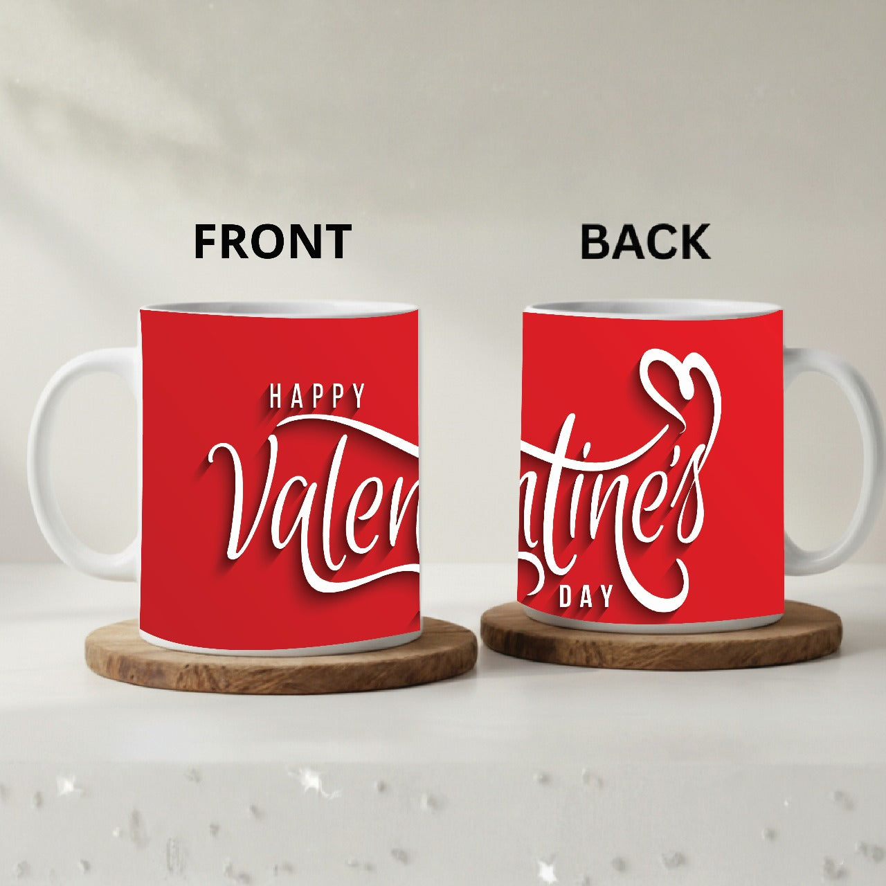 Happy Valentines Day 3D Ceramic Coffee Mug
