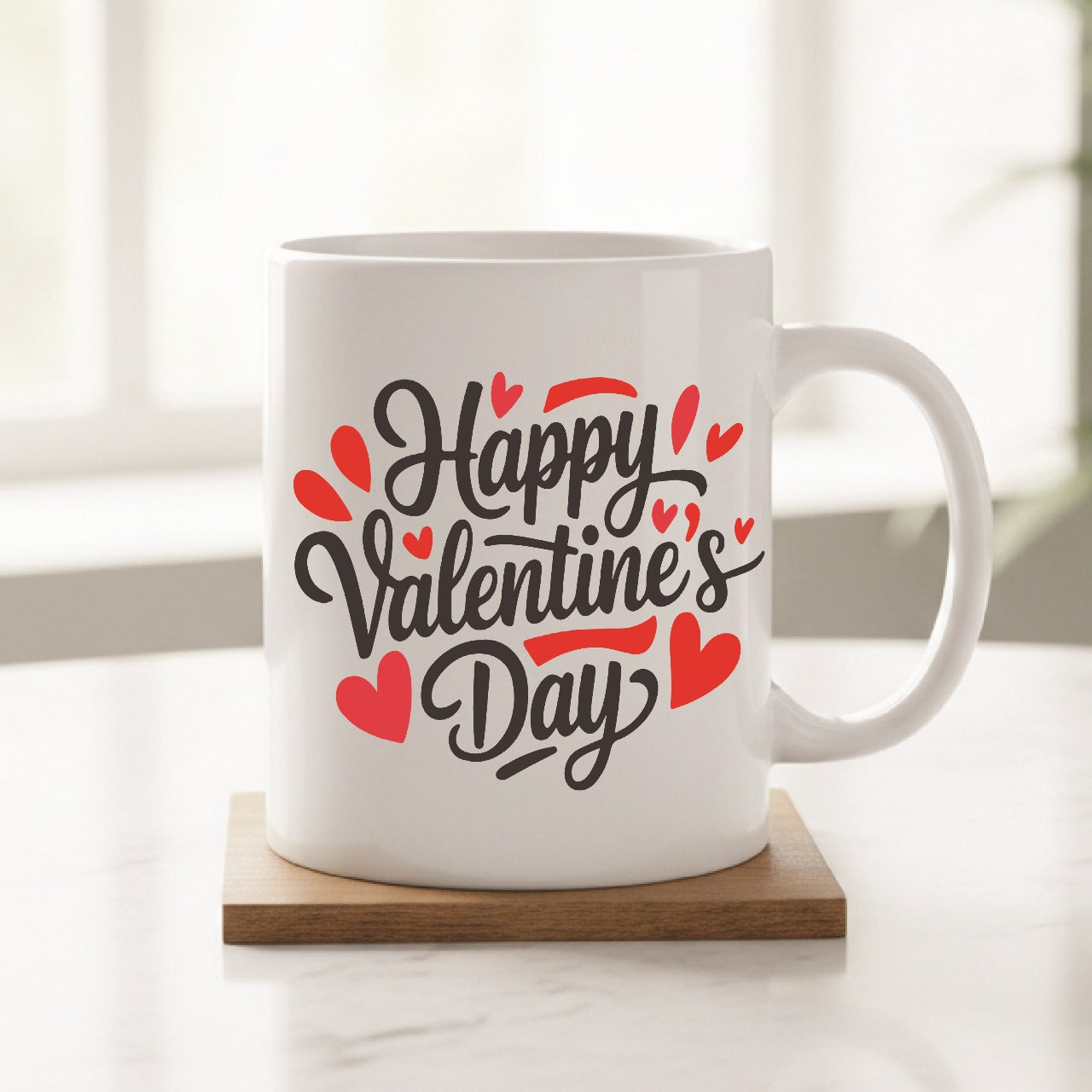 Happy Valentines Day 3D Ceramic Coffee Mug
