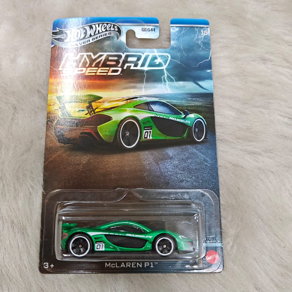 Hot Wheels Scale 1:64 Imported 2025 Silver Series Hybrid Speed Series - McLaren P1