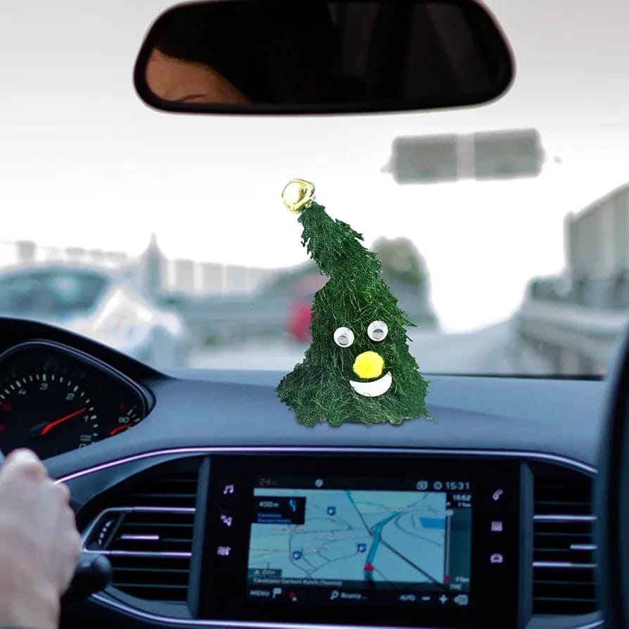 Decorative Moving Christmas Tree ShowPiece With Sound - Battery Operated