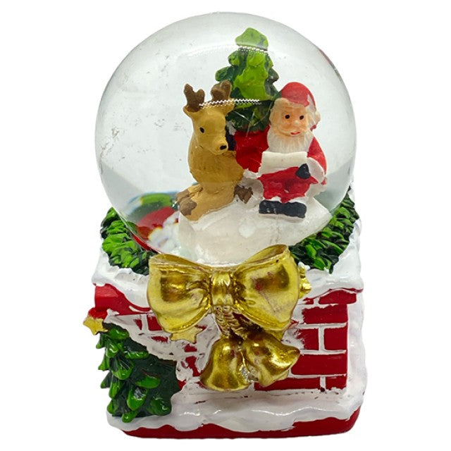 Christmas Snow Globe Decorative Showpiece - Random Design Will Be Provided