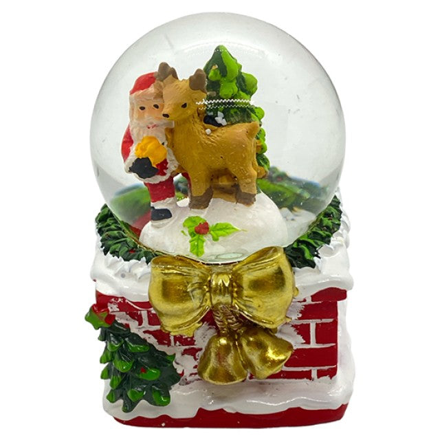 Christmas Snow Globe Decorative Showpiece - Random Design Will Be Provided