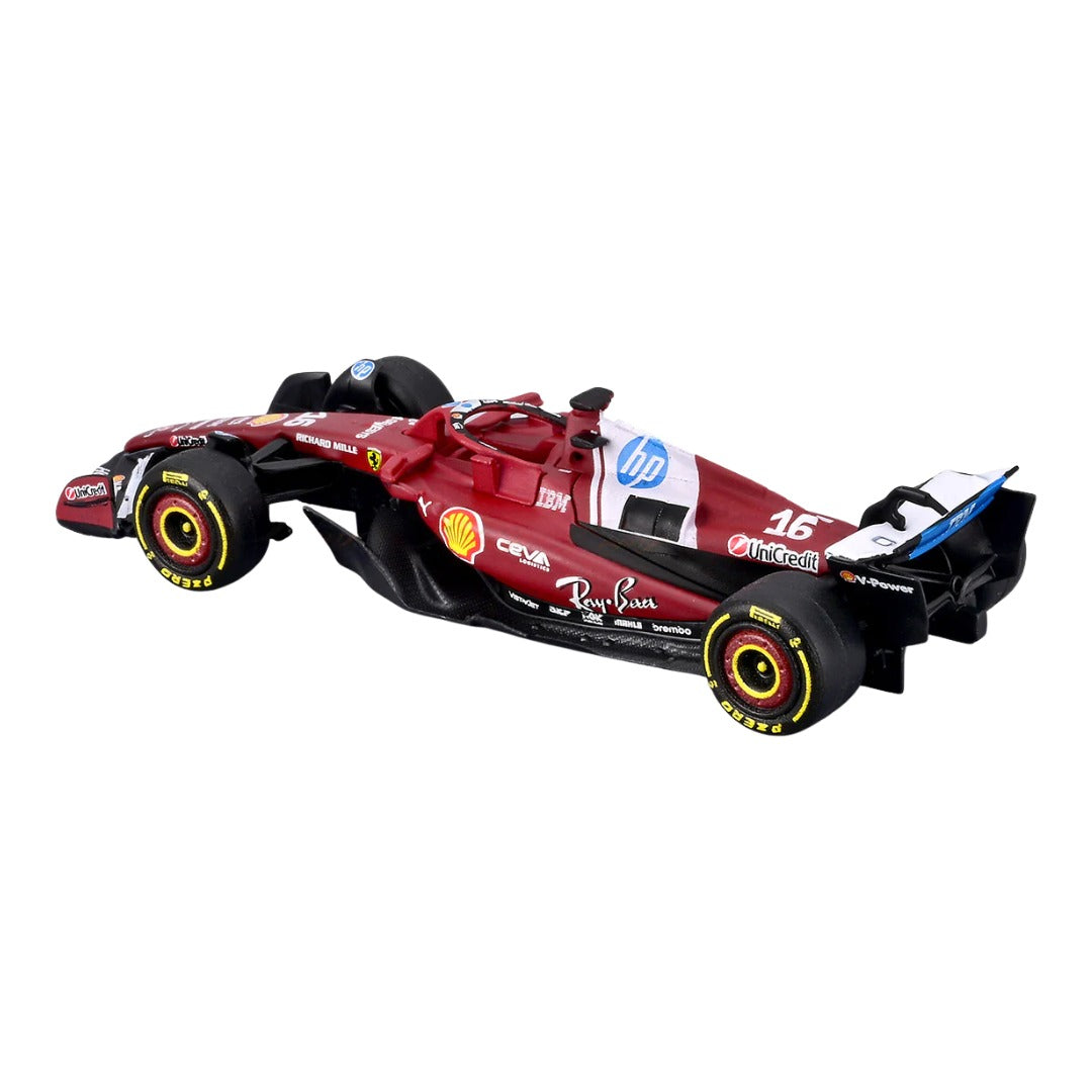 Official Bburago 2025 Ferrari SF-25 No 16 Charles Leclerc Australia GP - Scale 1 : 64 Diecast Scale Model