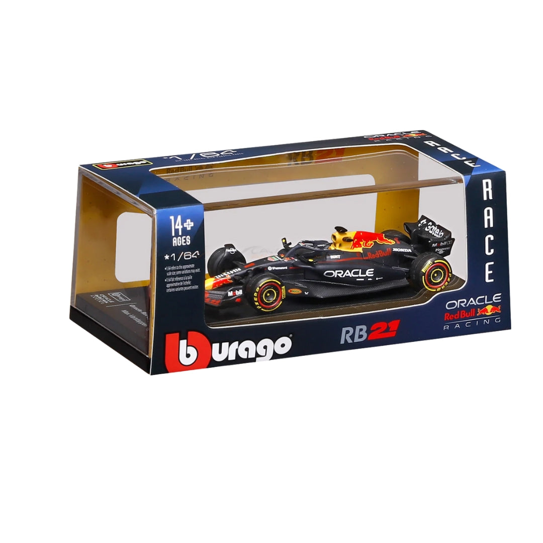 Preorder Official Bburago 2025 Red Bull RB21 1 Max Verstappen - Scale 1 : 64 Diecast Scale Model (Will Be Shipped in January 2026 First Week)