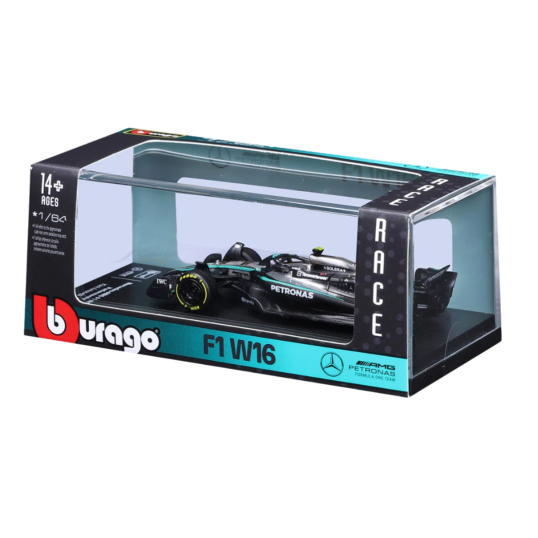 PreOrder Official Bburago 2025 Mercedes-AMG W16 Kimi Antonelli - Scale 1 : 64 Diecast Scale Model (will be shipped in last week of November)