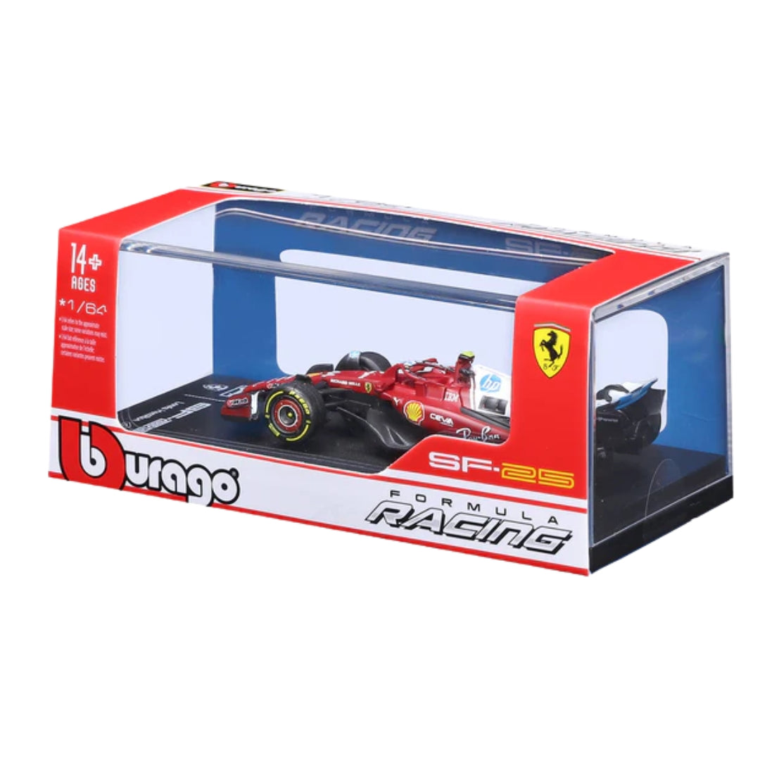 Preorder Official Bburago 2025 Ferrari SF-25 No 44 Lewis Hamilton Australia GP - Scale 1 : 64 Diecast Scale Model (Will Be Shipped in January 2026 First Week)