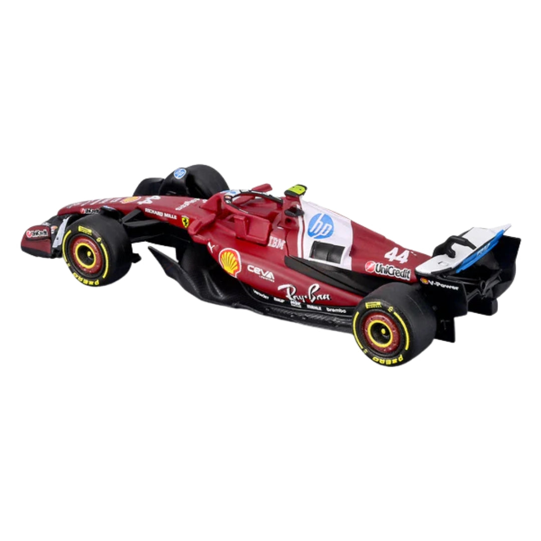Preorder Official Bburago 2025 Ferrari SF-25 No 44 Lewis Hamilton Australia GP - Scale 1 : 64 Diecast Scale Model (Will Be Shipped in January 2026 First Week)