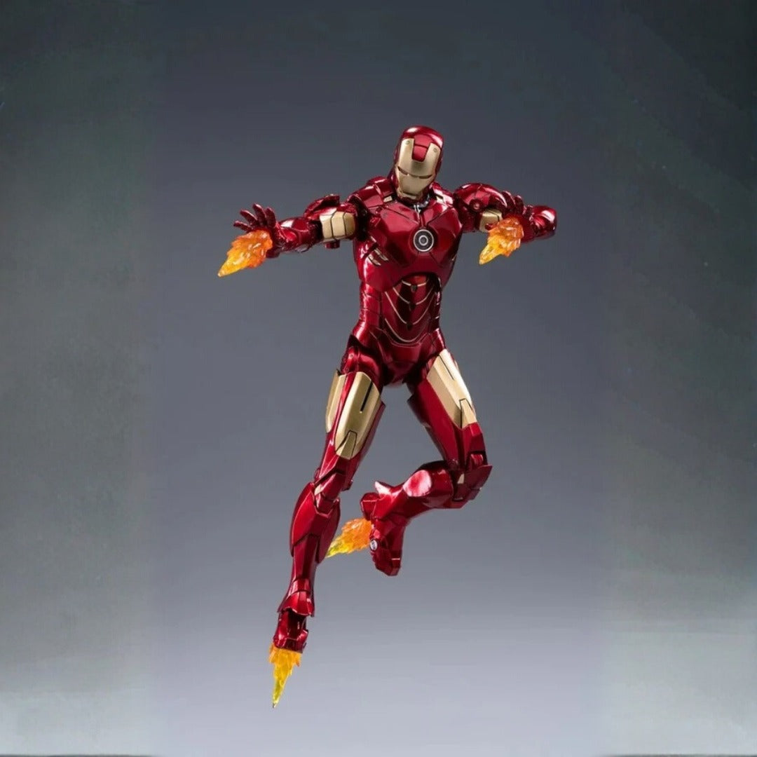 Marvel Studios Iron Man 2 : The Infinity Saga 1:10 Scale Iron Man Mark MK04 Figure by ZD Toys (Size-7 Inch)