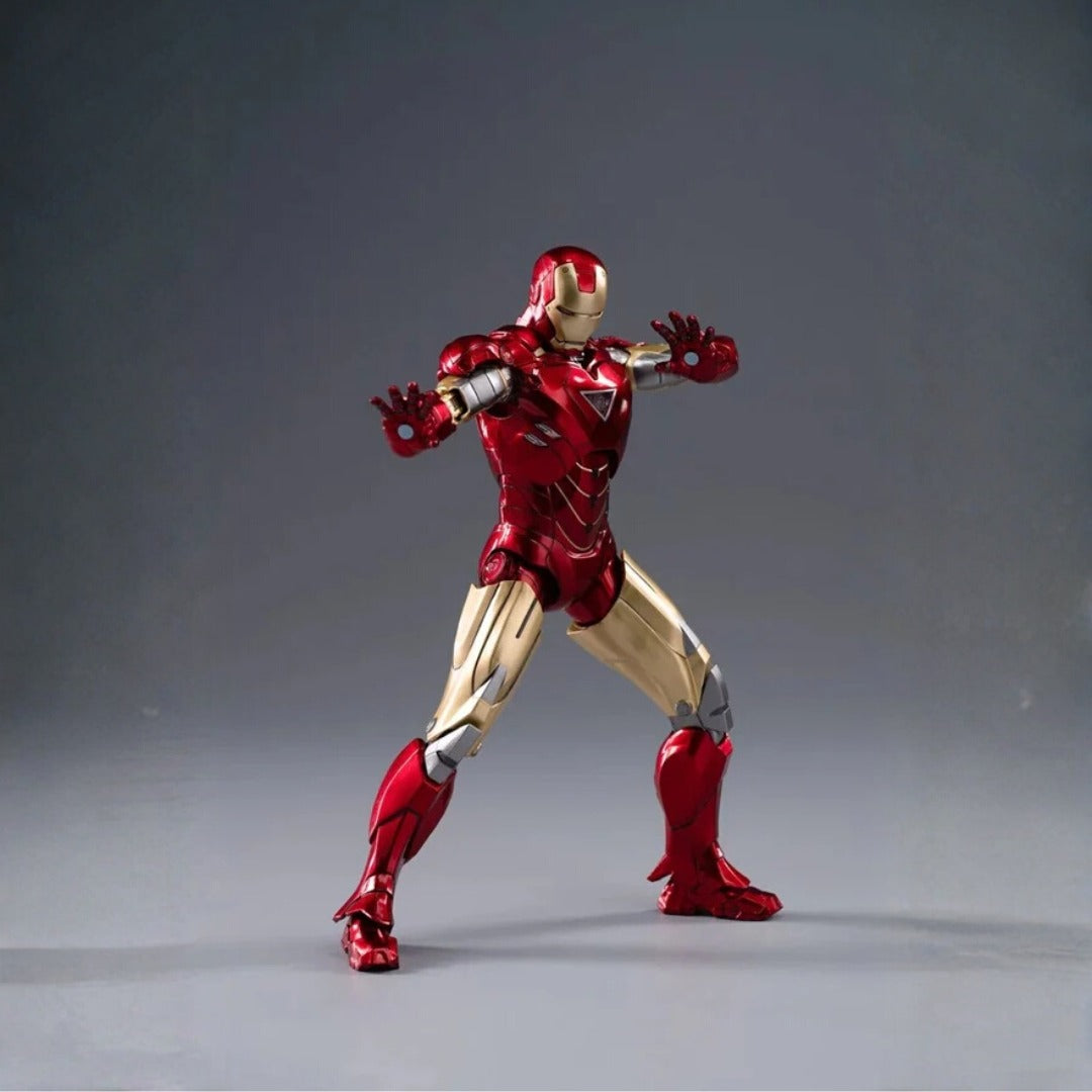 Marvel Studios Iron Man 2 : The Infinity Saga 1:10 Scale Iron Man Mark MK06 Figure by ZD Toys (Size-7 Inch)