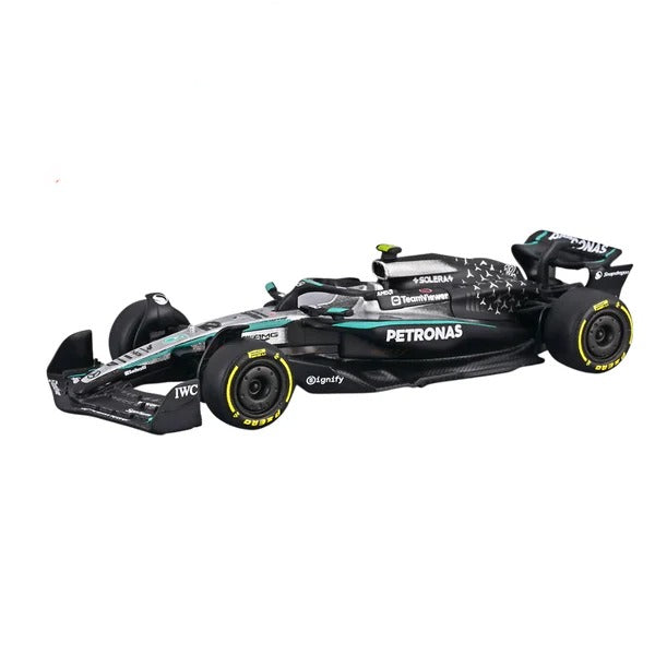 Official Bburago 2025 Mercedes-AMG W16 12 Kimi Antonelli - Scale 1 : 64 Diecast Scale Model
