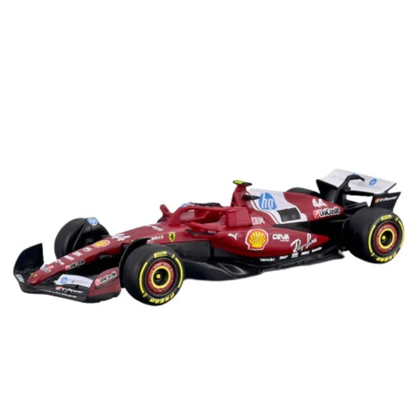 Official Bburago 2025 Ferrari SF-25 No 44 Lewis Hamilton Australia GP - Scale 1 : 64 Diecast Scale Model