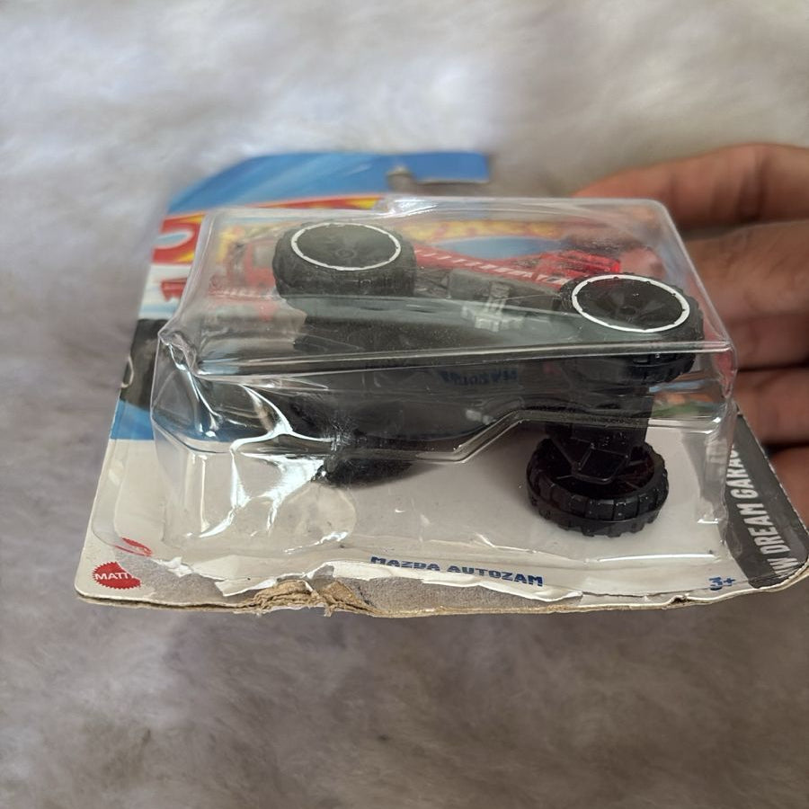 Hotwheels Mazda Autozam - Card Damaged - Car In Mint Condition