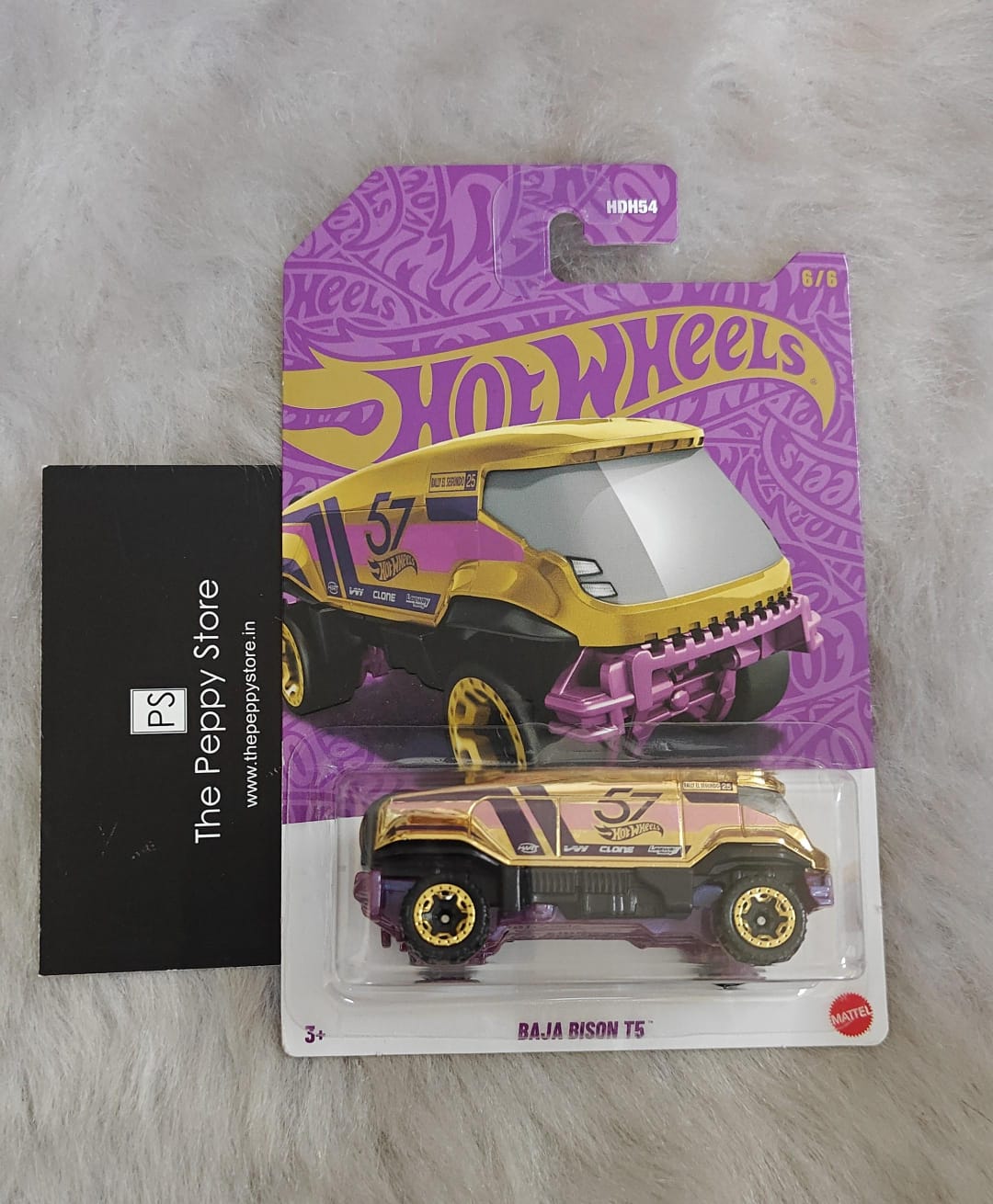 Hot Wheels Chase 57th Anniversary Baja Bison T5 Vehicle Exclusive Collection