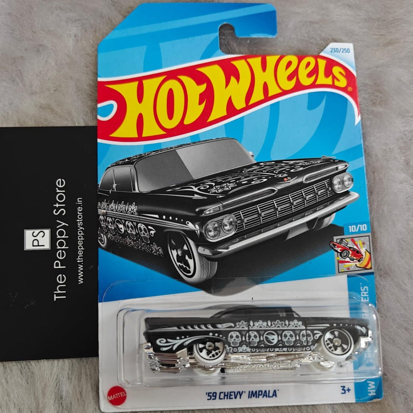 Hot Wheels Imported Rare Treasure Hunt '59 Chevy Impala Vehicle Exclusive Collection