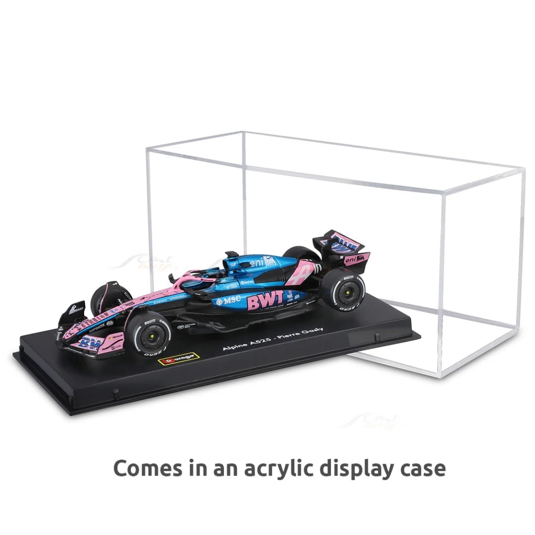 Preorder Official Bburago 2025 Alpine A525 10 Pierre Gasly Monaco GP - Scale 1 : 43 Diecast Scale Model (Will Be Shipped in January 2026 First Week)