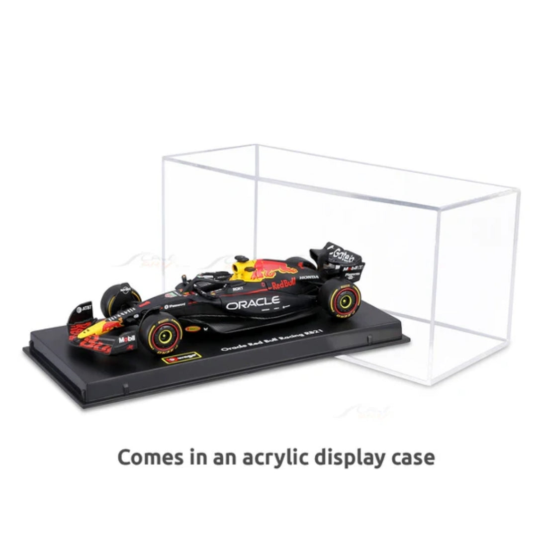 Preorder Official Bburago 2025 RedBull RB-21 No. 1 Max Verstappen Bahrain GP - Scale 1 : 43 Diecast Scale Model (Will Be Shipped in January 2026 First Week)
