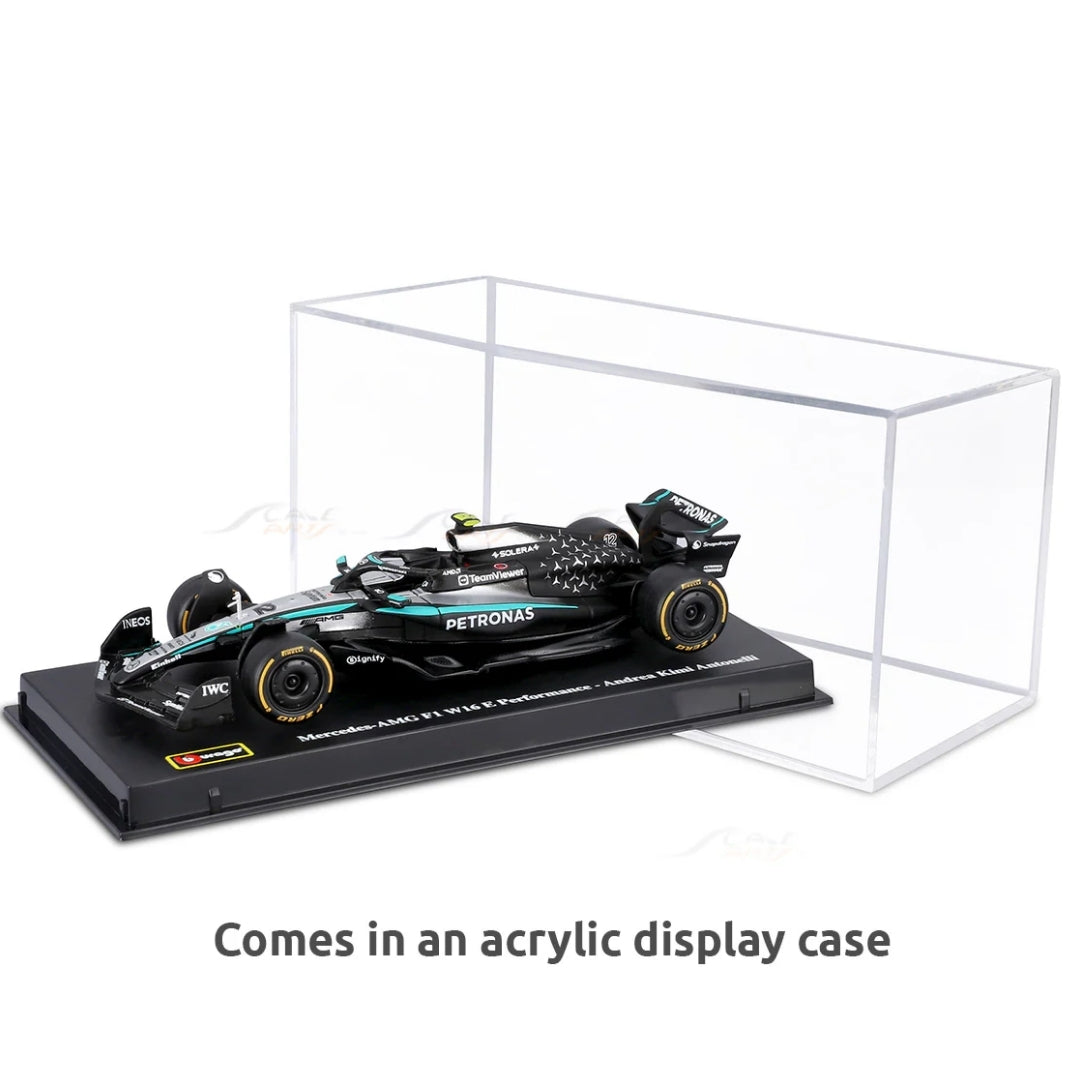 Preorder Official Bburago 2025 Mercedes-AMG W16 12 Kimi Antonelli Australia GP - Scale 1 : 43 Diecast Scale Model (Will Be Shipped in January 2026 First Week)