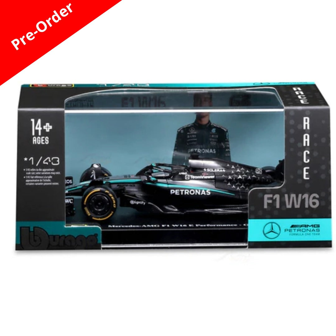 Preorder Official Bburago 2025 Mercedes-AMG W16 63 George Russell Australia GP - Scale 1 : 43 Diecast Scale Model (Will Be Shipped in January 2026 First Week)