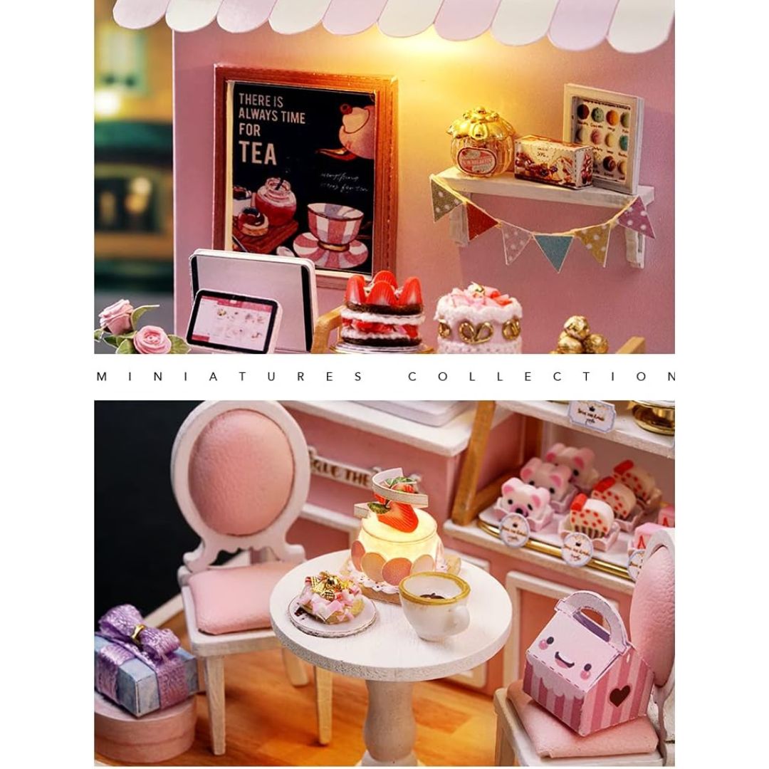Cuteroom Diy Dollhouse - Corner of Happiness Series Miniature Kit - Sweet Talk