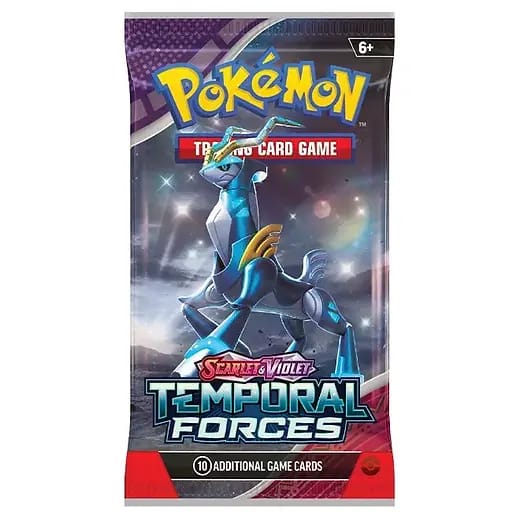Pokemon Scarlet and Violet Temporal Forces Booster Pack Trading Card Game (English)