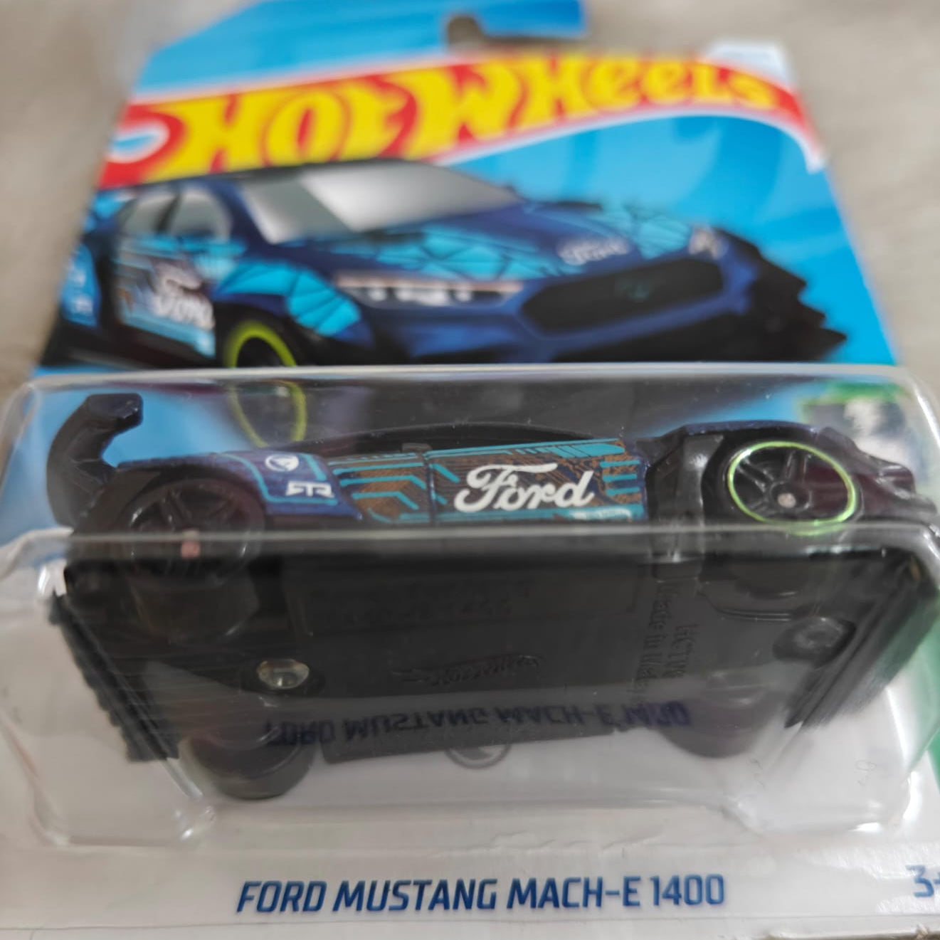 Hot Wheels Imported Rare Treasure Hunt Ford Mustang Mach E 1400 Vehicle Exclusive Collection
